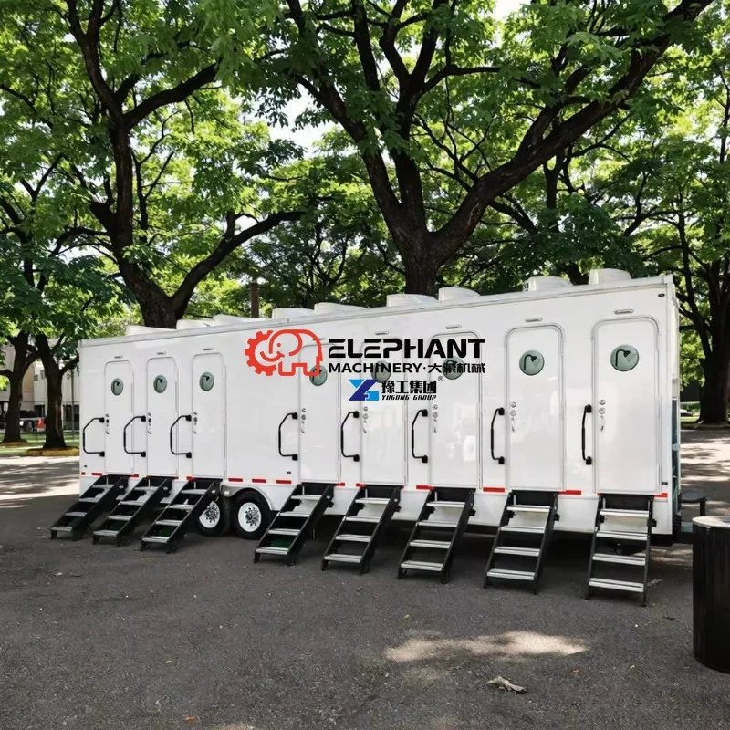 Modern Prefabricated Portable Outdoor Restroom Trailer Toilet Sandwich Panel Stainless Steel Tank 750L Eco-Friendly Design
Modern Prefabricated Portable Outdoor Restroom Trailer Toilet Sandwich Panel Stainless Steel Tank 750L Eco-Friendly Design