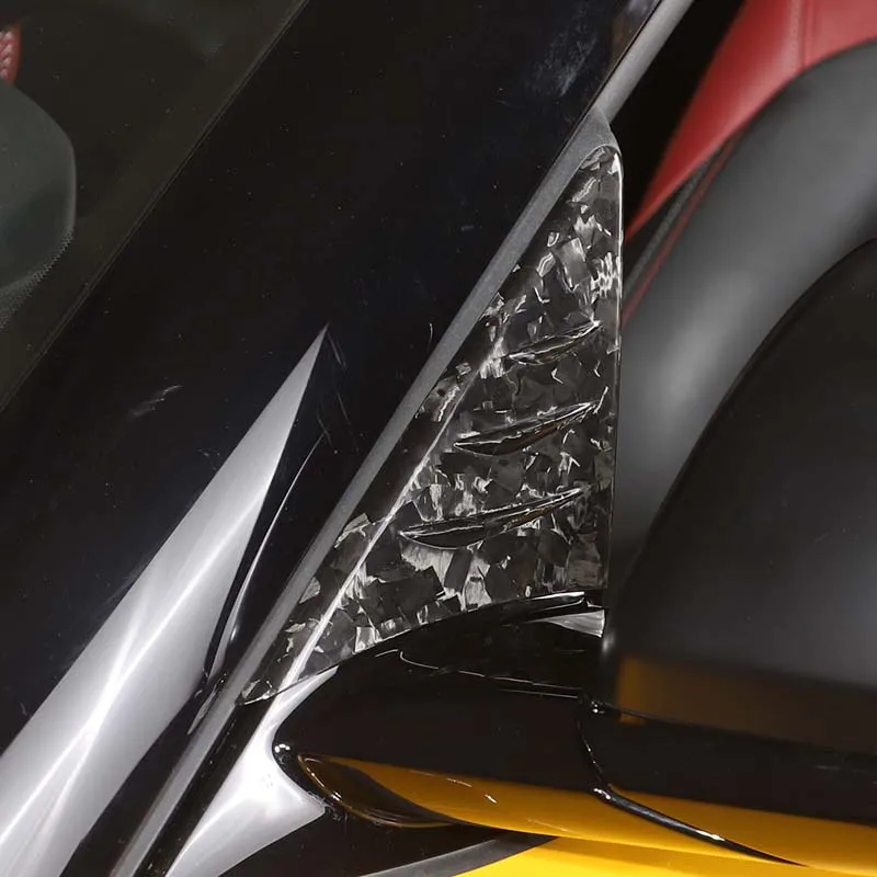 Для Toyota GR Supra A90 2019-2022 Автомобильное зеркало заднего вида, боковой треугольный спойлер, отделка, наклейка, настоящее углеродное волокно, автомобильные аксессуары
Для Toyota GR Supra A90 2019-2022 Автомобильное зеркало заднего вида, боковой треугольный спойлер, отделка, наклейка, настоящее углеродное волокно, автомобильные аксессуары