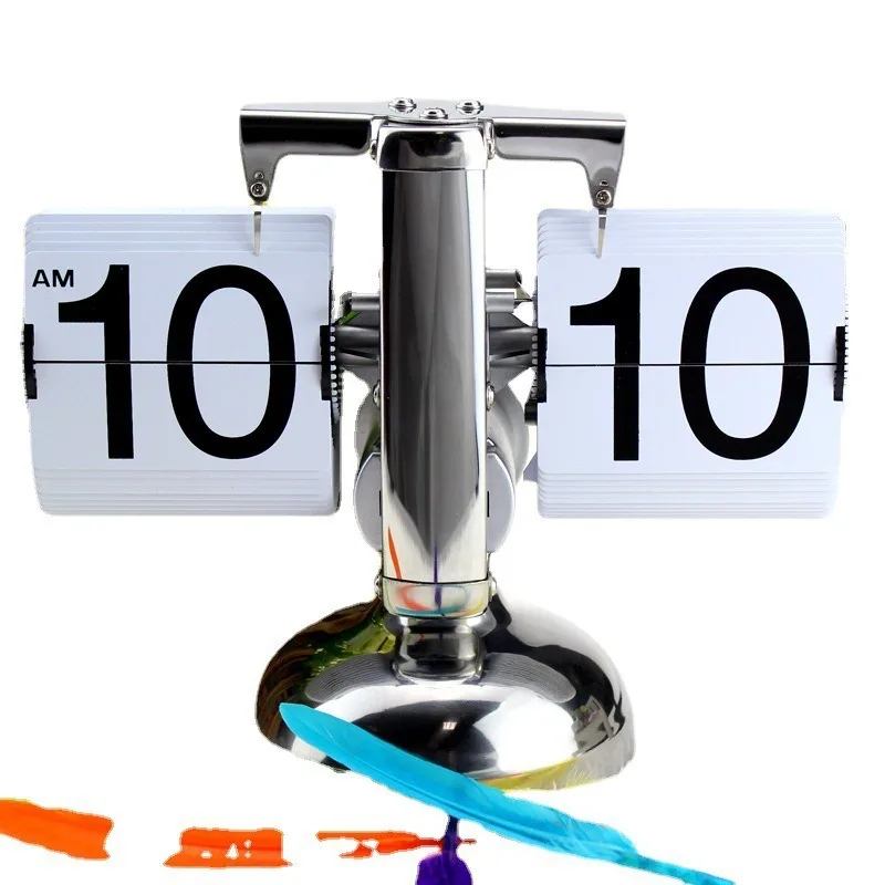 Double Foot Balance Turning Clock Living Room European Mediterranean Nordic Desktop Pendulum Clock Ornament Perpetual Calendar
Double Foot Balance Turning Clock Living Room European Mediterranean Nordic Desktop Pendulum Clock Ornament Perpetual Calendar