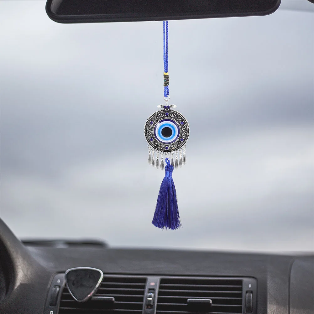 2Pcs Blue Evil Eye Hanging Charm Tassel Car Rearview Mirror Protection Amulet Home Decor Lucky Ornament Evil Eye Charms
2Pcs Blue Evil Eye Hanging Charm Tassel Car Rearview Mirror Protection Amulet Home Decor Lucky Ornament Evil Eye Charms