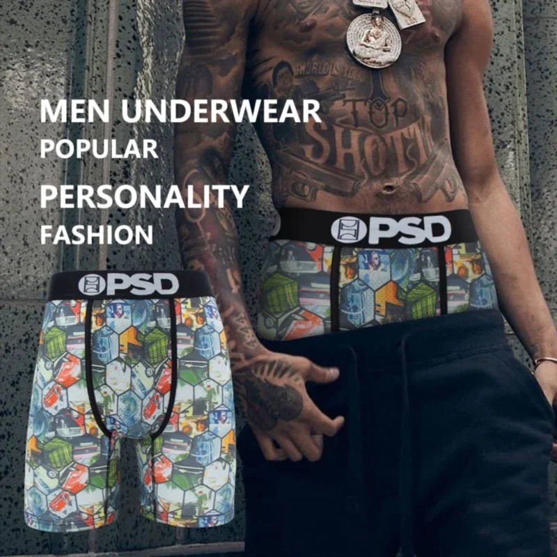 Sexy Printed Men Underwear Boxer Nylon Breathable Crotch Man Boxer Briefs Leisure Men's Panties Plus Size Mens Underpants Boxers
Sexy Printed Men Underwear Boxer Nylon Breathable Crotch Man Boxer Briefs Leisure Men's Panties Plus Size Mens Underpants Boxers