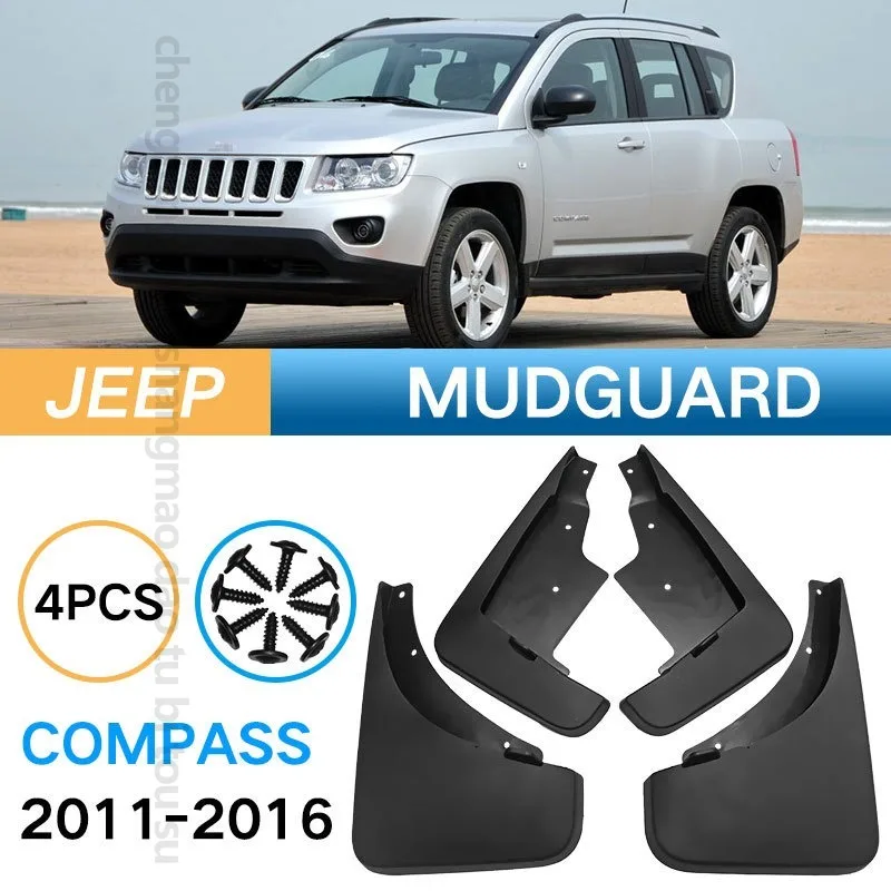 Car Mud Flaps Splash Guards for Jeep Compass 2011-2016 Exterior Accessories Set of 4 Black Tire for Fender Protectors Custom Fit
Car Mud Flaps Splash Guards for Jeep Compass 2011-2016 Exterior Accessories Set of 4 Black Tire for Fender Protectors Custom Fit