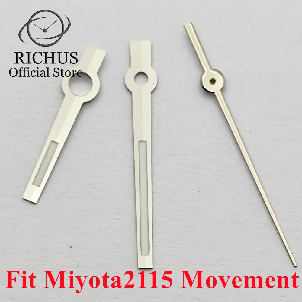 RICHUS Green Luminous Watch Hands Silver 8mmX12mmX12.5mm Watch Hands Fit Miyota2115 Movement Watch Accessories Parts
RICHUS Green Luminous Watch Hands Silver 8mmX12mmX12.5mm Watch Hands Fit Miyota2115 Movement Watch Accessories Parts
