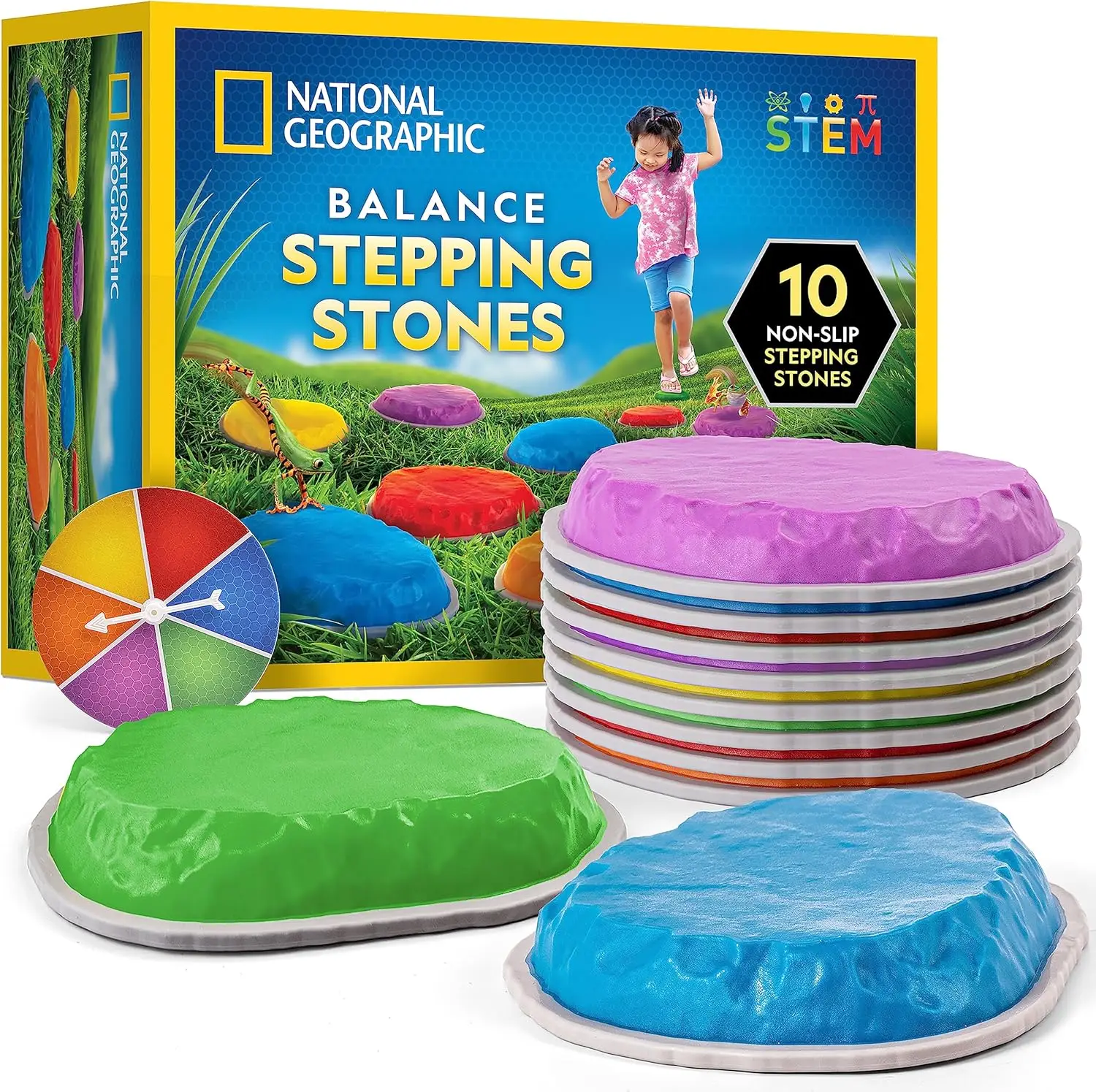 Durable Non-Slip Stepping Stones for Kids – Balance & Gross Motor Skills, Indoor Outdoor Toys, Obstacle Course, Gifts for Toddlers
Durable Non-Slip Stepping Stones for Kids – Balance & Gross Motor Skills, Indoor Outdoor Toys, Obstacle Course, Gifts for Toddlers