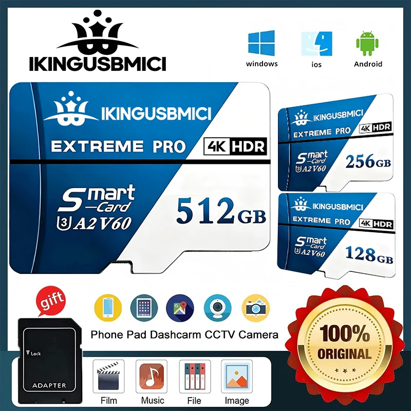 Memory Card Micro TF SD Cards TF SD Card TF Cards SD 64GB 32GB 128GB Cards A2 Waterproof X-Ray Proof C10 for PC Laptop Laptop
Memory Card Micro TF SD Cards TF SD Card TF Cards SD 64GB 32GB 128GB Cards A2 Waterproof X-Ray Proof C10 for PC Laptop Laptop