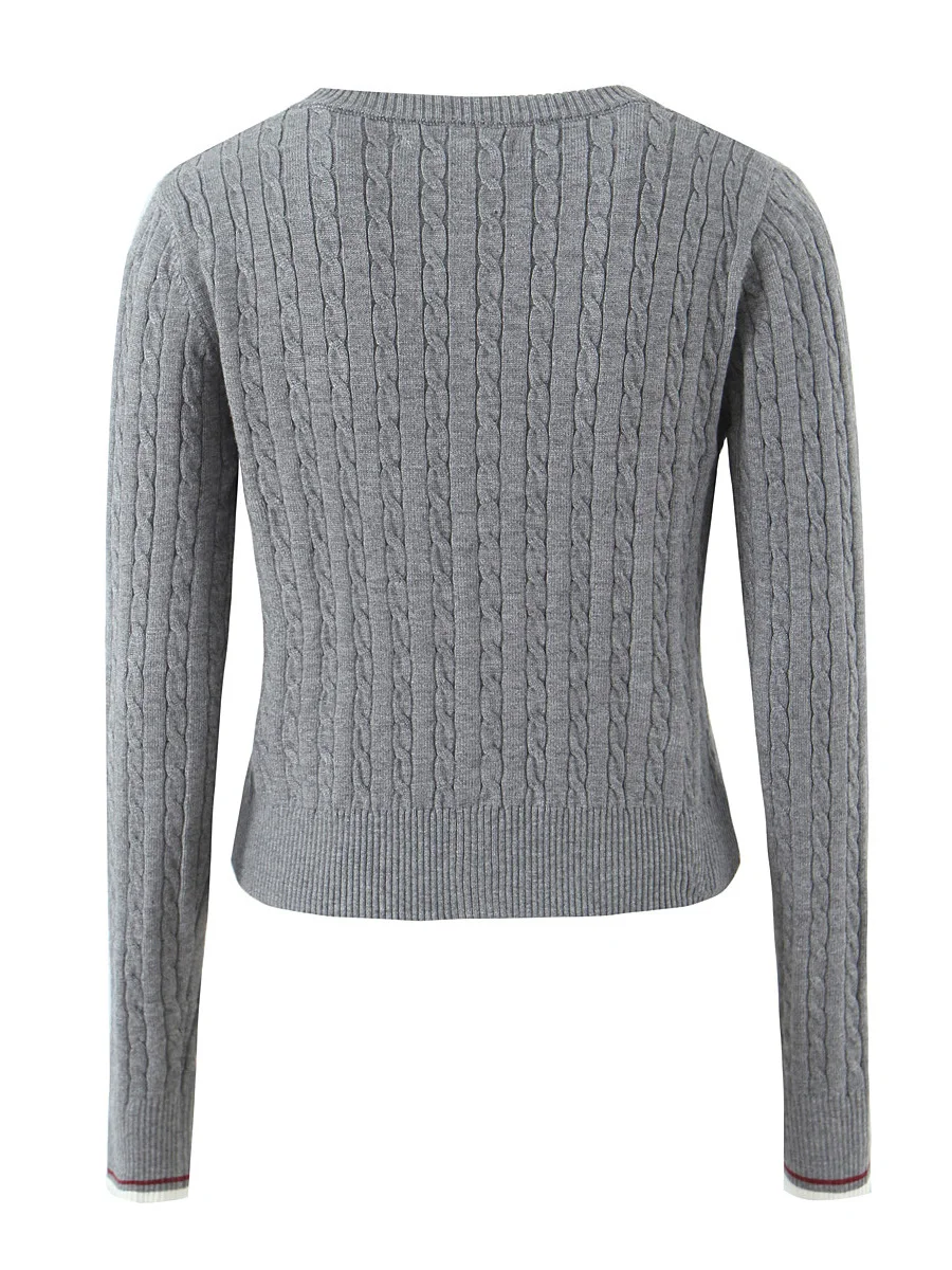 Вязаный свитер American College Sle V-Ne Twist Retro Button Slim Fit Све Цвет Blo Street Faion Женский...
Вязаный свитер American College Sle V-Ne Twist Retro Button Slim Fit Све Цвет Blo Street Faion Женский...