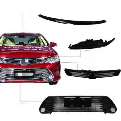 Front Bumper Grill Mask Radiator Grille Headlight Hood Cover Trim for Toyota camry 7.5 2015-2017 accesorios para auto
Front Bumper Grill Mask Radiator Grille Headlight Hood Cover Trim for Toyota camry 7.5 2015-2017 accesorios para auto