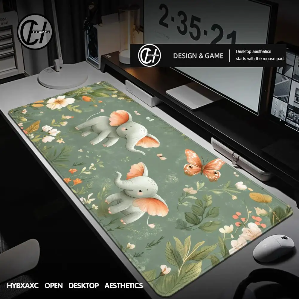 Cute Green Mouse Pad Tiny Elephants and Butterflies Desk Pad Cute HD Desk Pad Extended Gaming Keyboard Mats Large Gamer Mousepad
Cute Green Mouse Pad Tiny Elephants and Butterflies Desk Pad Cute HD Desk Pad Extended Gaming Keyboard Mats Large Gamer Mousepad