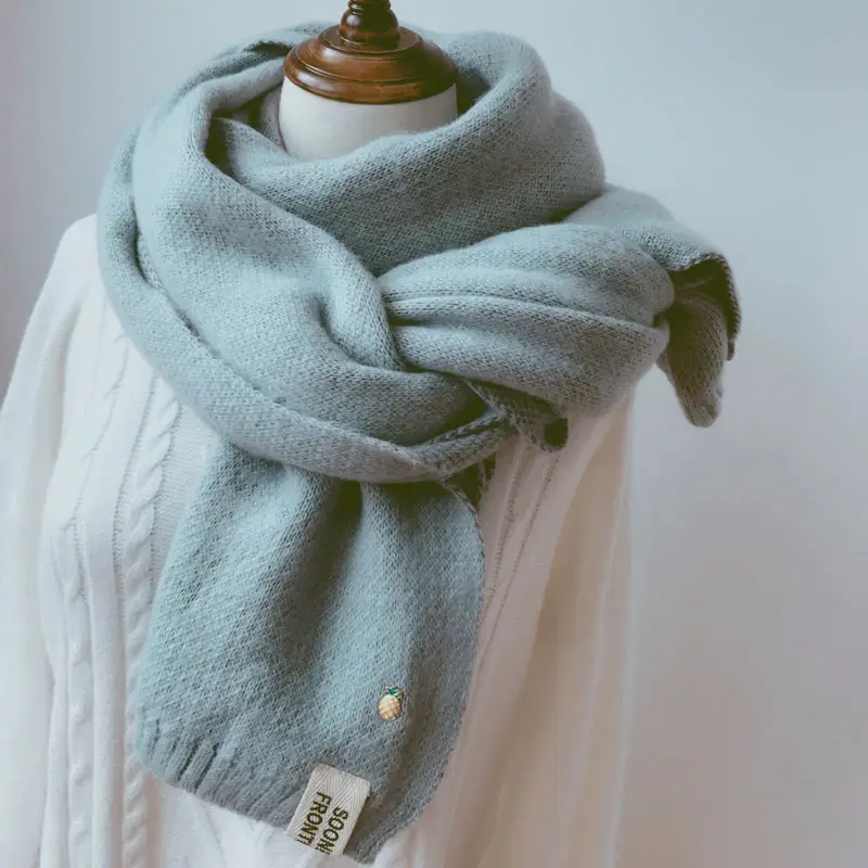 Women‘S Pineapple Scarfs Autumn Winter Thickened Little Incense Wind Student Korean Version Of Knitted Instagram Girls Wool Bibs
Women‘S Pineapple Scarfs Autumn Winter Thickened Little Incense Wind Student Korean Version Of Knitted Instagram Girls Wool Bibs
