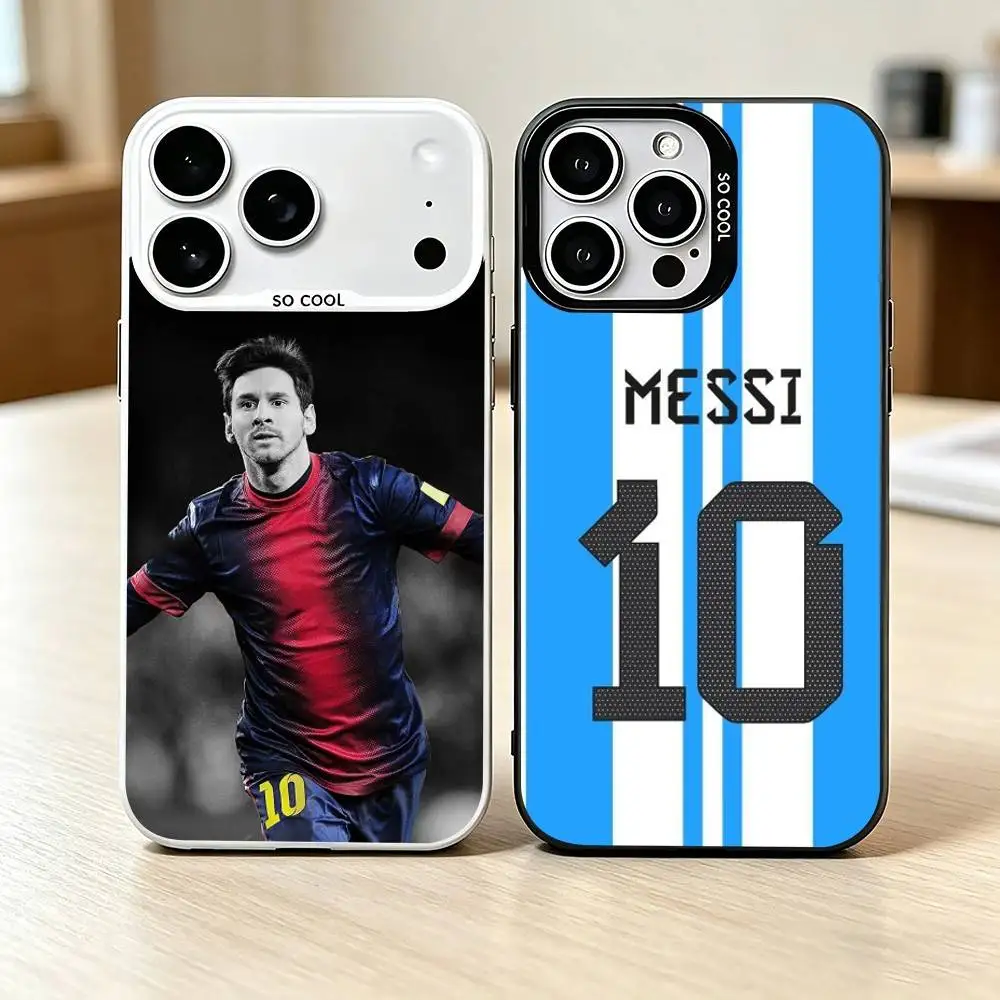 L-Lionel M-Messi Football Phone Case For iPhone 17,16,15,14,13,12,11 Plus,Pro Max,XS,Colored Silver Plated Inside Cover
L-Lionel M-Messi Football Phone Case For iPhone 17,16,15,14,13,12,11 Plus,Pro Max,XS,Colored Silver Plated Inside Cover