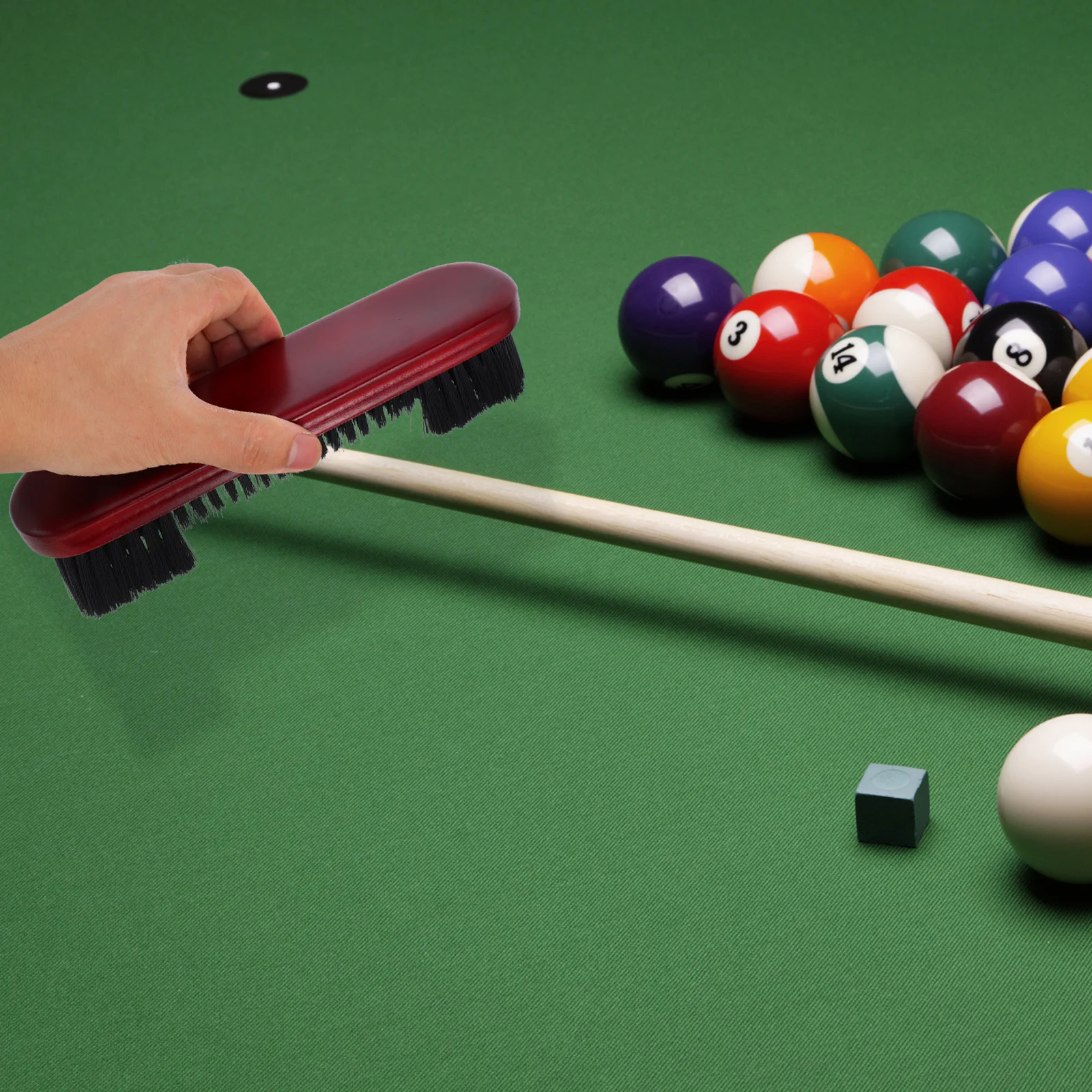 Wood Handle Billiard Table Brush Soft Bristle Design for Effective Dust Removal Portable Lightweight Cleaning Tool for Pool
Wood Handle Billiard Table Brush Soft Bristle Design for Effective Dust Removal Portable Lightweight Cleaning Tool for Pool