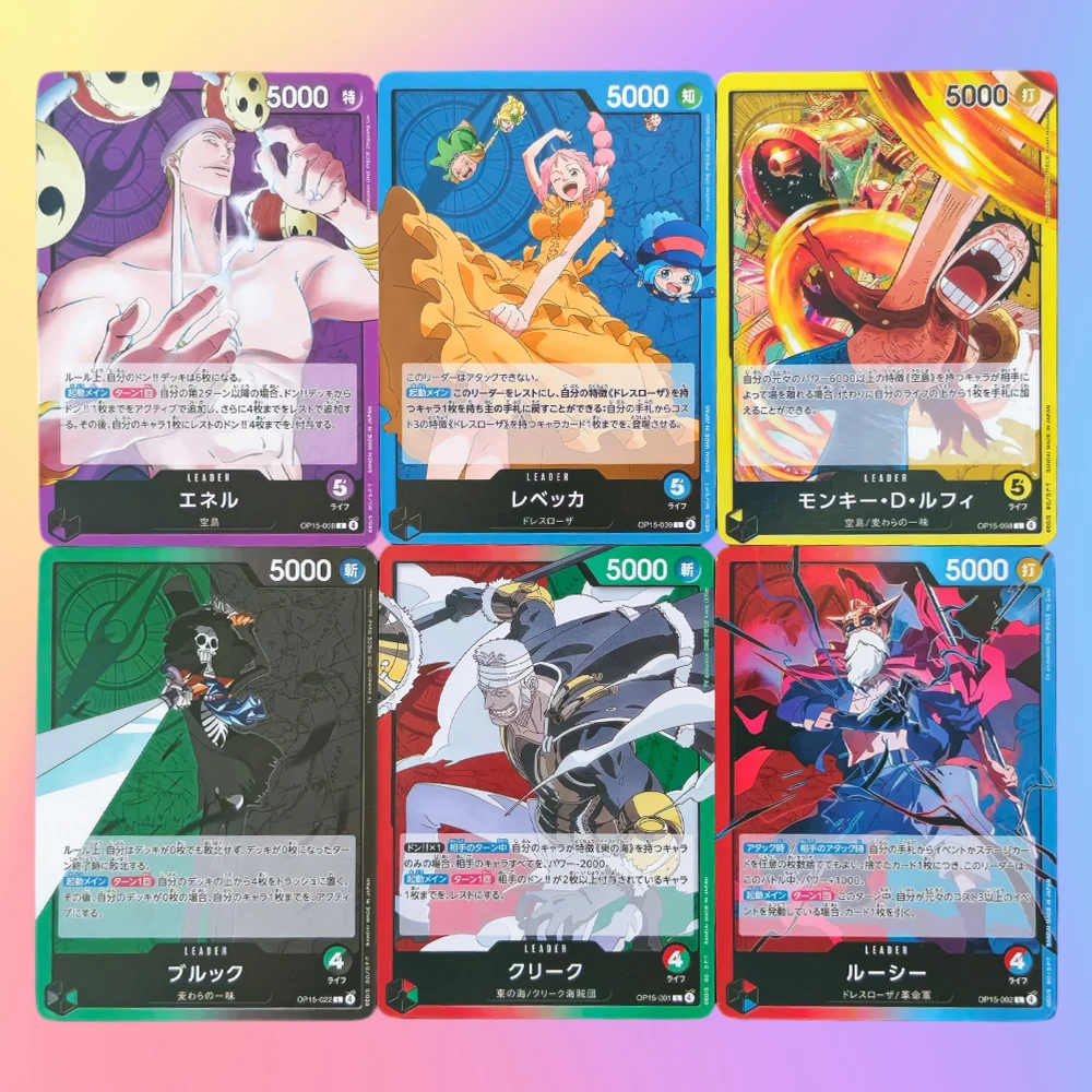 DIY Proxy One Piece Japanese Luffy Krieg Lucy Brook Rebecca Enel Leader Normal Card Toy
DIY Proxy One Piece Japanese Luffy Krieg Lucy Brook Rebecca Enel Leader Normal Card Toy