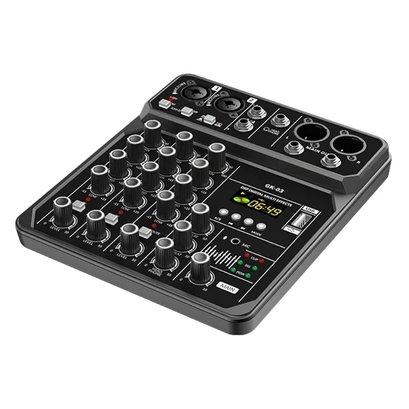 Compactly 4Channel Metal Sound Mixer For Outdoor Performances And Home Recording With Professional Sound Quality 896C
Compactly 4Channel Metal Sound Mixer For Outdoor Performances And Home Recording With Professional Sound Quality 896C