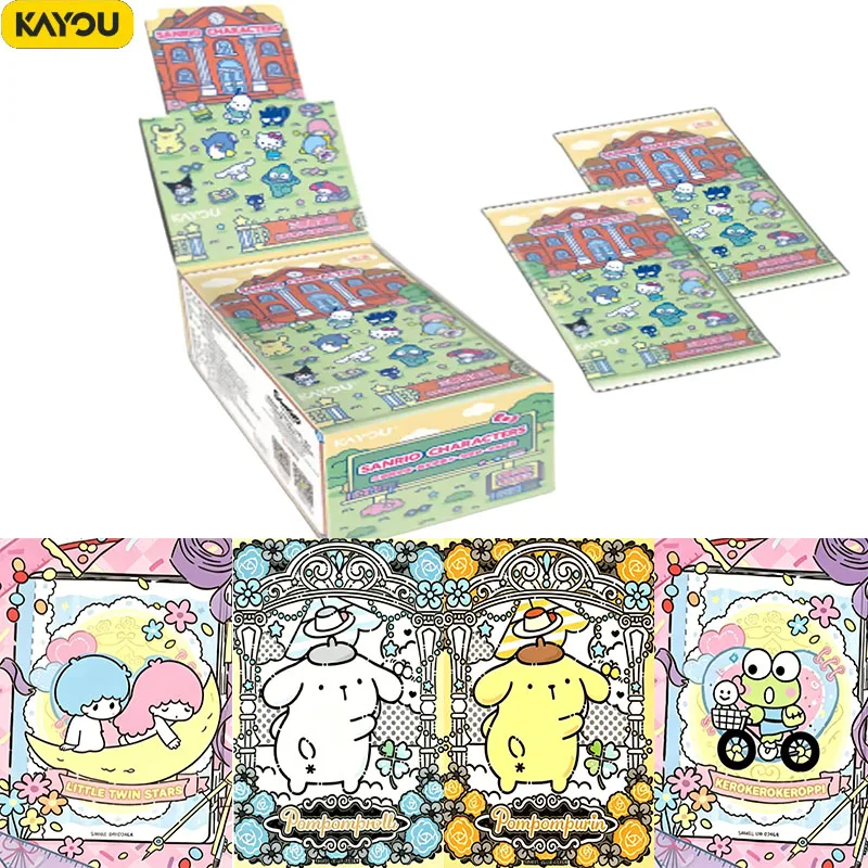 KAYOU Oficial Genuino Tarjetas Sanrio Hello Kitty Kuromi Juego de Cartas Coleccionables Juguete Regalo
KAYOU Oficial Genuino Tarjetas Sanrio Hello Kitty Kuromi Juego de Cartas Coleccionables Juguete Regalo