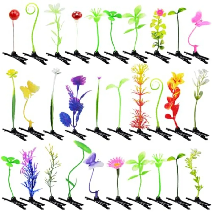30 Pcs Bean Sprout Hair Clips, Mixed Style Plant Hairpins Flower Hair Clip Little Grass Barrette Headwear Hair Accessories for
30 Pcs Bean Sprout Hair Clips, Mixed Style Plant Hairpins Flower Hair Clip Little Grass Barrette Headwear Hair Accessories for