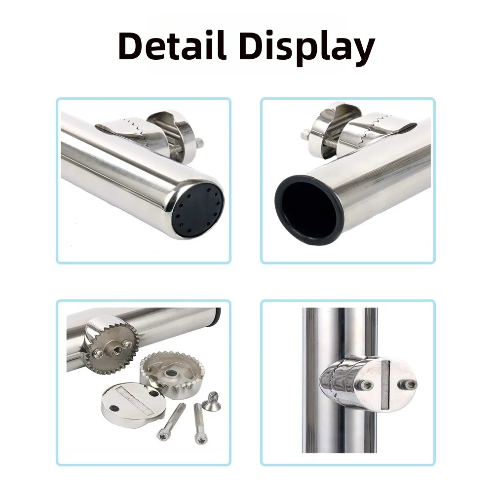 304 Stainless Steel Fishing Rod Holder 22mm-25mm 25mm-32mm For Marine Boat Fishing Rod Seat Bracket Hardware
304 Stainless Steel Fishing Rod Holder 22mm-25mm 25mm-32mm For Marine Boat Fishing Rod Seat Bracket Hardware