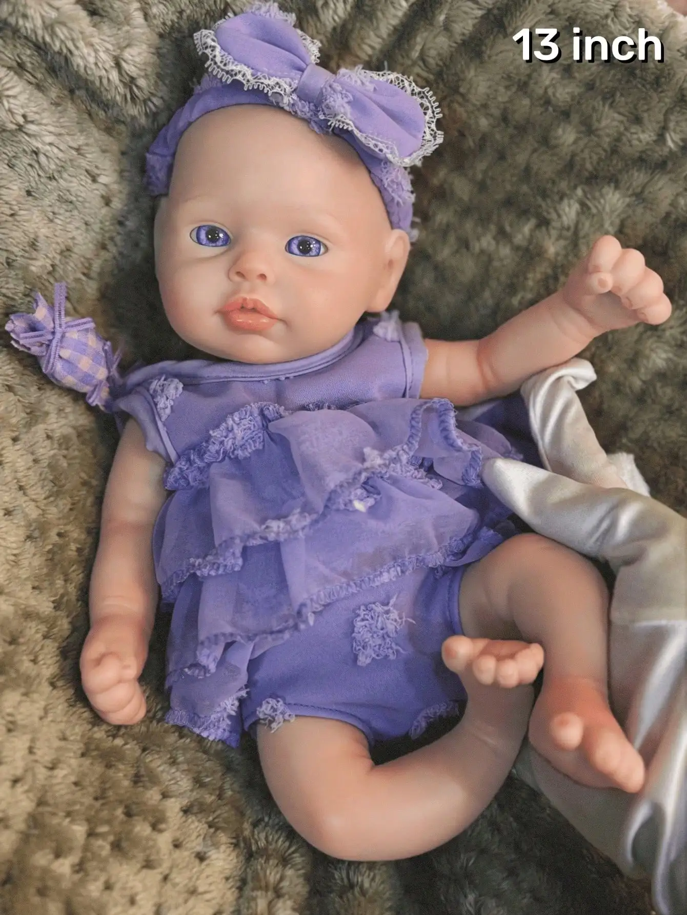 13-дюймовая силиконовая кукла Saskia Art Reborn Baby Doll Ellie — мягкая, гибкая на ощупь, реалистичная, ручная роспись, настоящая кукла для девочек
13-дюймовая силиконовая кукла Saskia Art Reborn Baby Doll Ellie — мягкая, гибкая на ощупь, реалистичная, ручная роспись, настоящая кукла для девочек