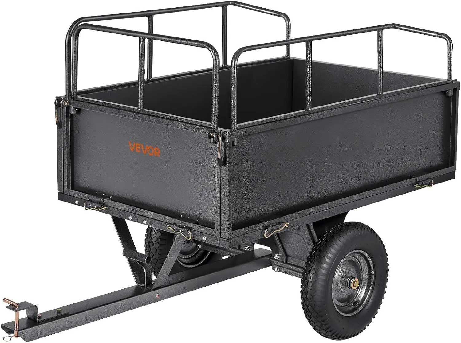 Heavy Duty ATV Trailer Tow Behind Dump Cart, 17 Cu.Ft. 600lbs Capacity, Pull Behind Steel Yard Wagon Dump Trailer for Tractor La
Heavy Duty ATV Trailer Tow Behind Dump Cart, 17 Cu.Ft. 600lbs Capacity, Pull Behind Steel Yard Wagon Dump Trailer for Tractor La