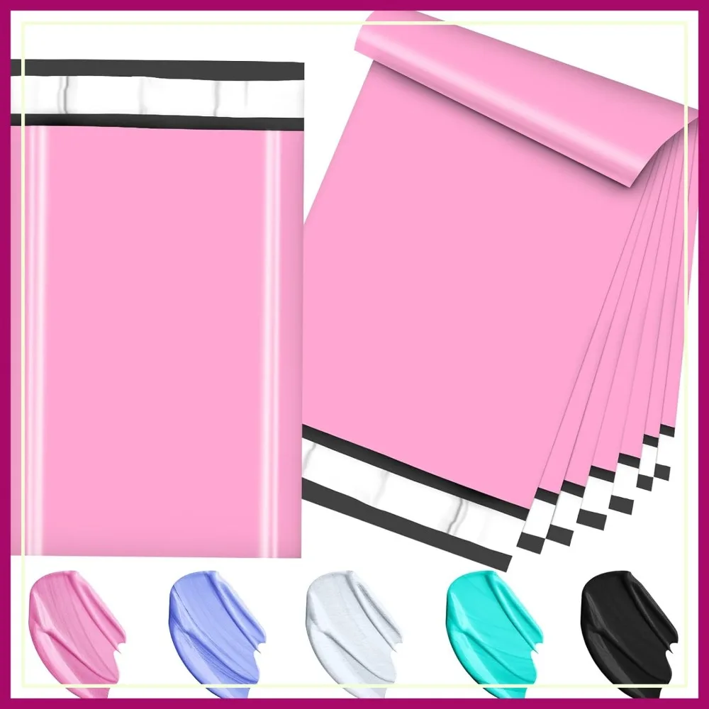 120PC Poly Mailers 6x9 Pink Self Adhesive Waterproof Tear-Proof Shipping Bags
120PC Poly Mailers 6x9 Pink Self Adhesive Waterproof Tear-Proof Shipping Bags