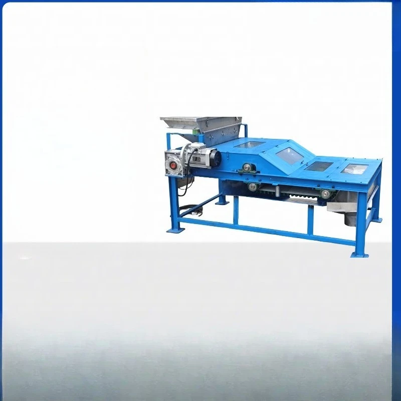 Polysilicon glass quartz sand mineral screening machine, three-layer conveyor belt roller iron remover
Polysilicon glass quartz sand mineral screening machine, three-layer conveyor belt roller iron remover