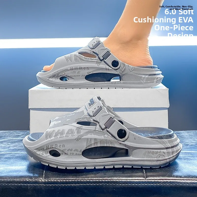 Men's Summer Outdoor Anti-Slip Thick Bottom Sandals Driving Dual-Purpose Sports Casual Beach Slippers Comfortable Slip-On Shoes
Men's Summer Outdoor Anti-Slip Thick Bottom Sandals Driving Dual-Purpose Sports Casual Beach Slippers Comfortable Slip-On Shoes