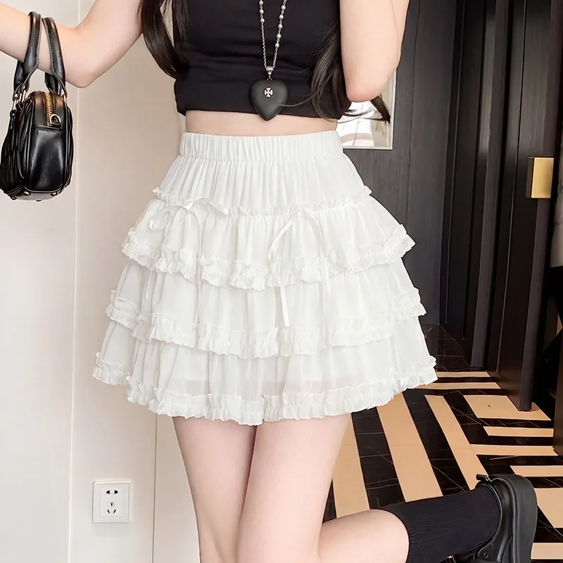 High Waist A-Line Skirt with Knot Ear Mushroom Design Women's Summer New Style Slimming Cake Skirt Commute Style
High Waist A-Line Skirt with Knot Ear Mushroom Design Women's Summer New Style Slimming Cake Skirt Commute Style