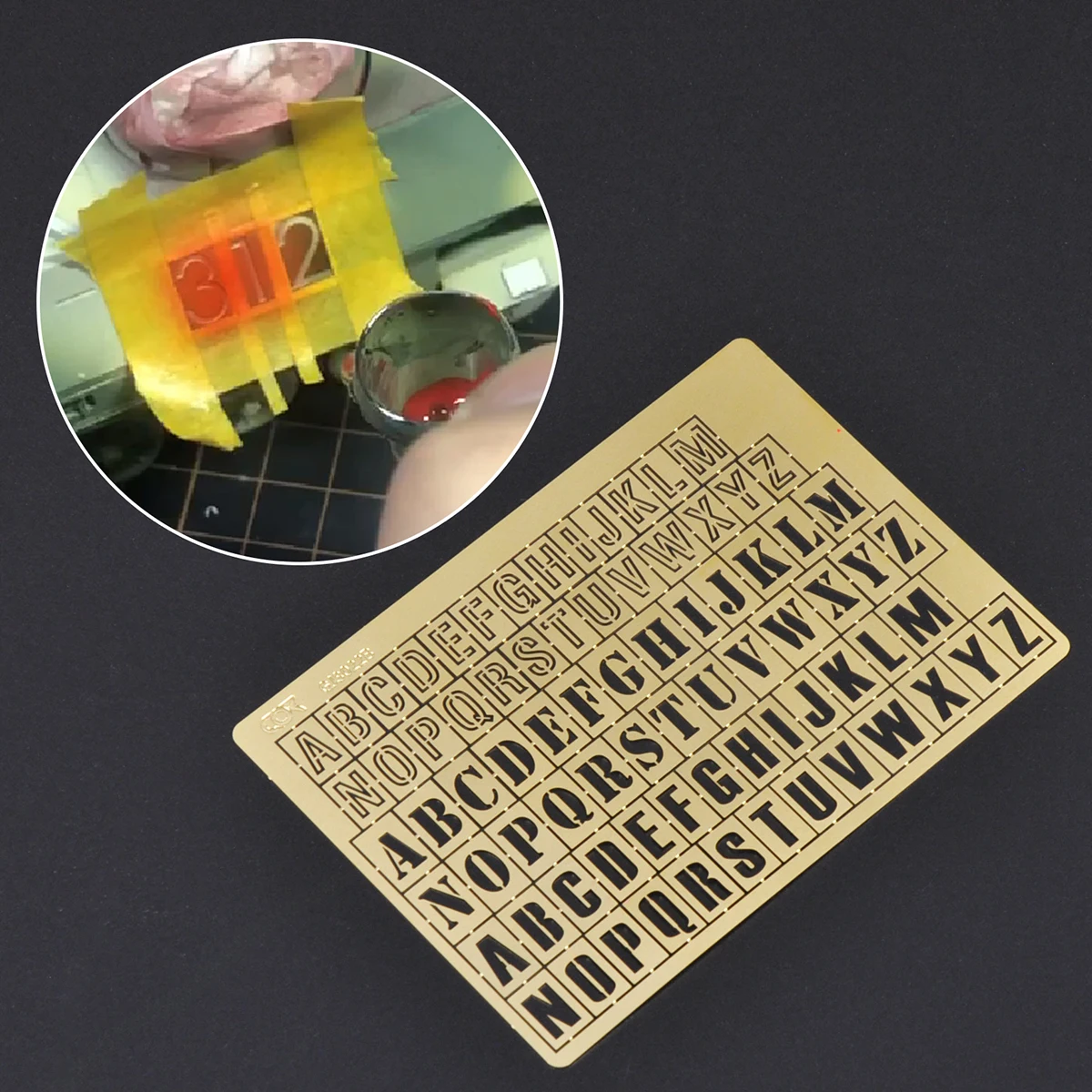 Набор инструментов для покраски масштабных моделей, многоразовые металлические трафареты для аэрографа, маски для распыления, английский шрифт, латинский алфавит, греческие буквы, масштаб 1/35
Набор инструментов для покраски масштабных моделей, многоразовые металлические трафареты для аэрографа, маски для распыления, английский шрифт, латинский алфавит, греческие буквы, масштаб 1/35