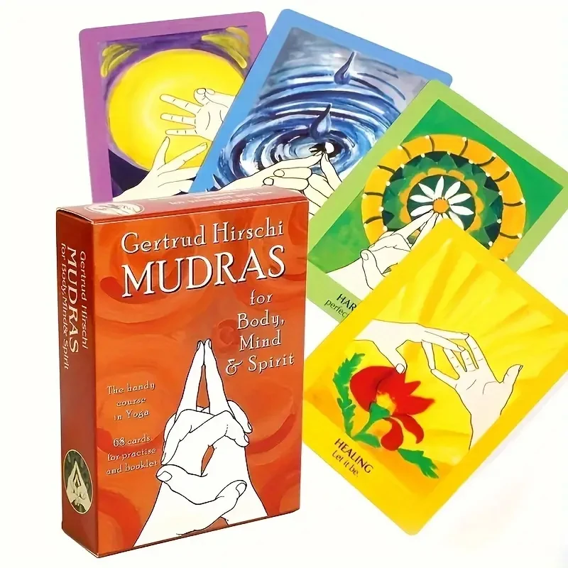 1 Box of 68 Cards Mudras For Body Mind And Spirit, Beginner Tarot Card Set For Practice Cards Tarot Oracle Card Deck
1 Box of 68 Cards Mudras For Body Mind And Spirit, Beginner Tarot Card Set For Practice Cards Tarot Oracle Card Deck