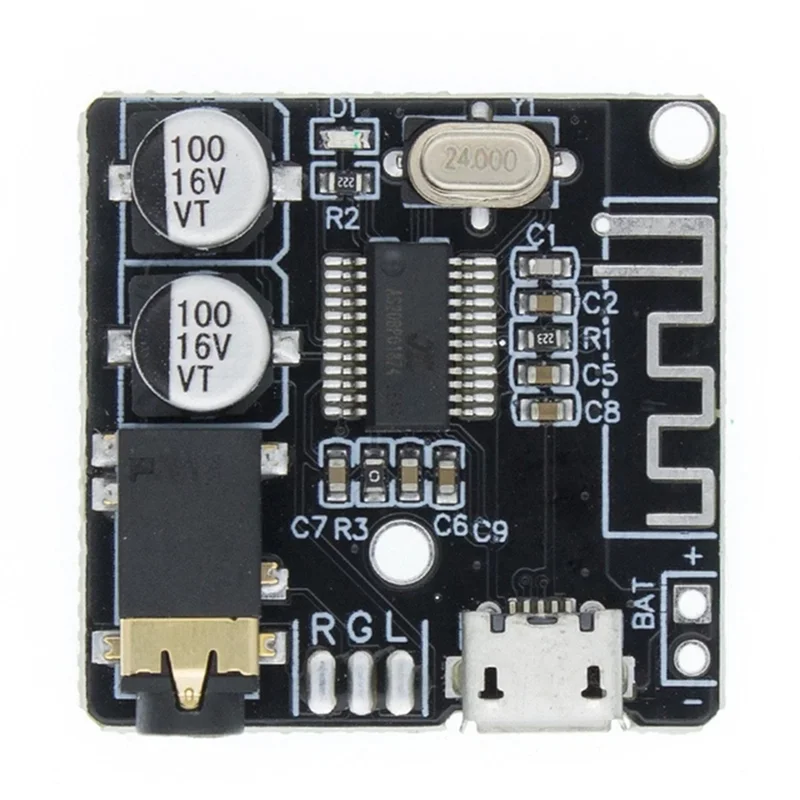BT5.0 Audio Receiver+Case+One-To-Two Audio Cable Kit MP3 Bluetooth Decoder Lossless Car Speaker Audio Amplifier Board
BT5.0 Audio Receiver+Case+One-To-Two Audio Cable Kit MP3 Bluetooth Decoder Lossless Car Speaker Audio Amplifier Board