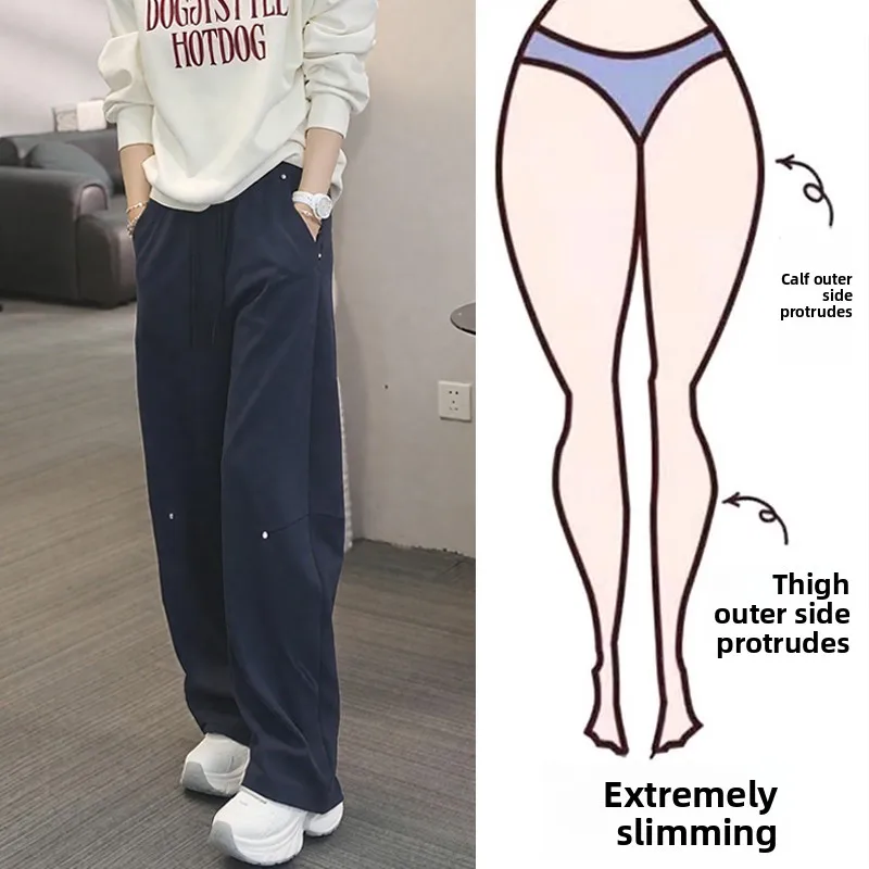 Loose Straight Leg Sports Pants Women's plus Size Casual High Waist Wide Leg Sweatpants Comfortable plus Size Autumn Wear
Loose Straight Leg Sports Pants Women's plus Size Casual High Waist Wide Leg Sweatpants Comfortable plus Size Autumn Wear