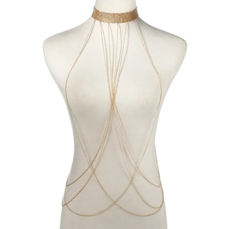 Gold Color Body Chain Women Rhinestone Waist Jewelry Bikini Luxury Harness Bodychain Beach Summer Outfit
Gold Color Body Chain Women Rhinestone Waist Jewelry Bikini Luxury Harness Bodychain Beach Summer Outfit