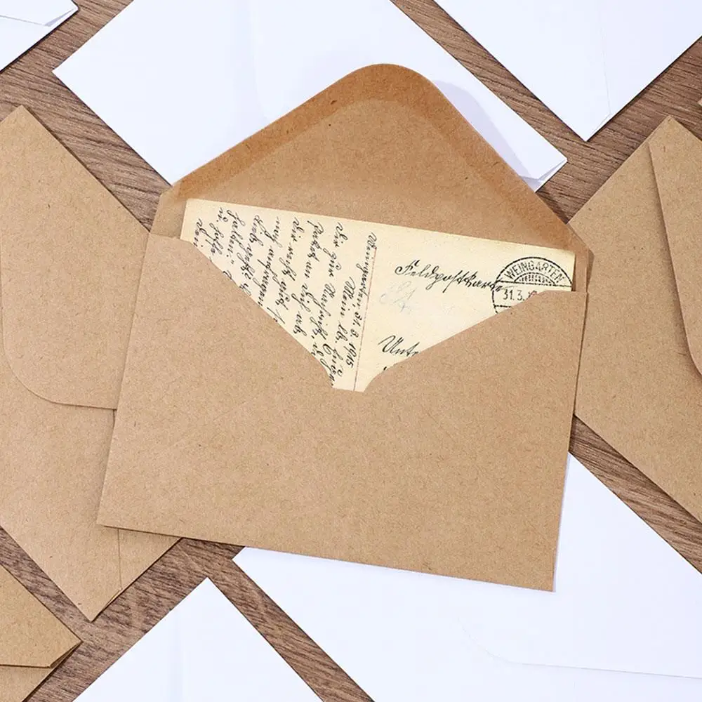 50 PCS Classical White Kraft Blank Mini Paper Window Envelopes Wedding Invitation Envelope Birthday Notes Gift Bag Envelope
50 PCS Classical White Kraft Blank Mini Paper Window Envelopes Wedding Invitation Envelope Birthday Notes Gift Bag Envelope