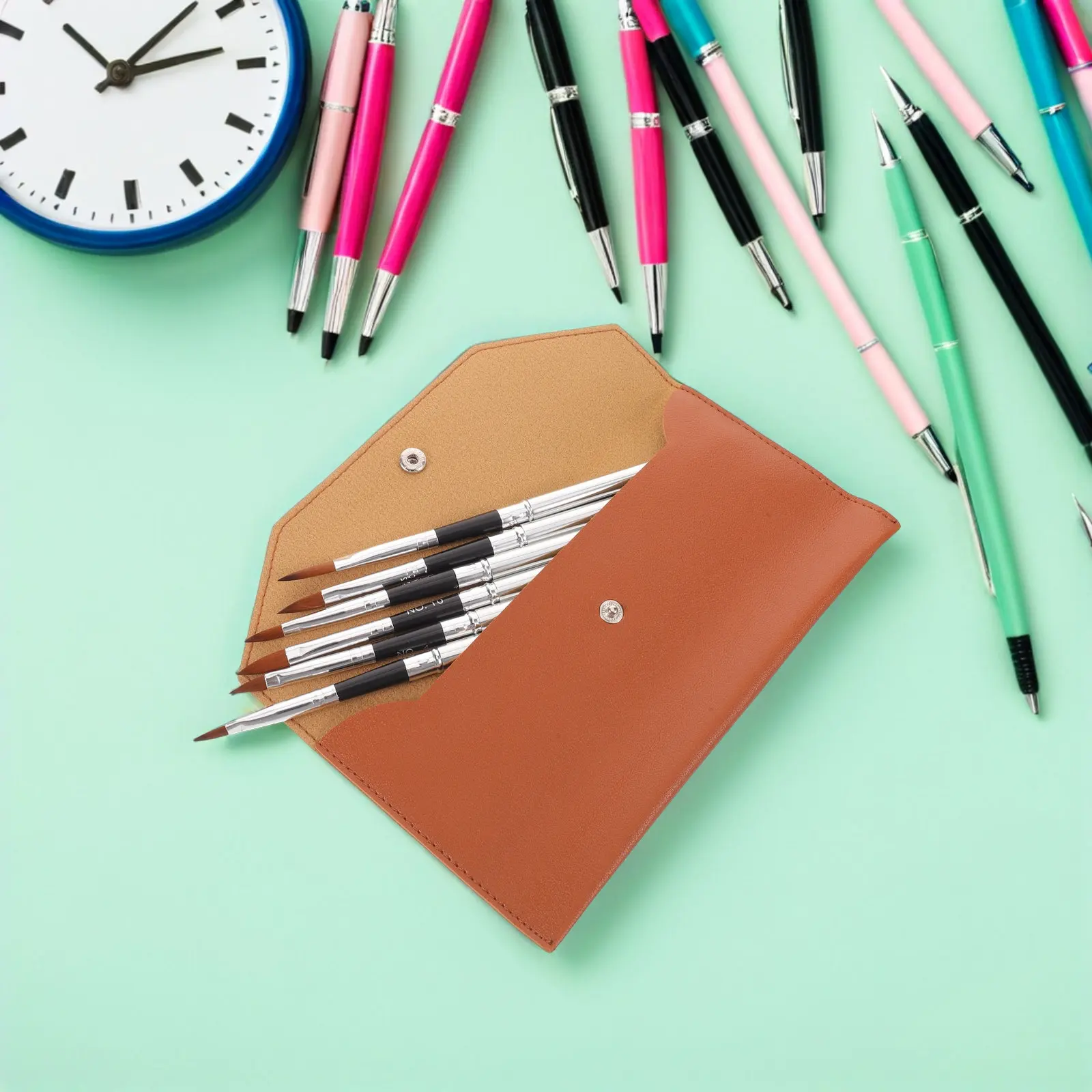 12 Piece Travel Watercolor Brushes Professional Grade Synthetic Bristles Ergonomic Handle Perfect for Plein Air Sketching Studio
12 Piece Travel Watercolor Brushes Professional Grade Synthetic Bristles Ergonomic Handle Perfect for Plein Air Sketching Studio