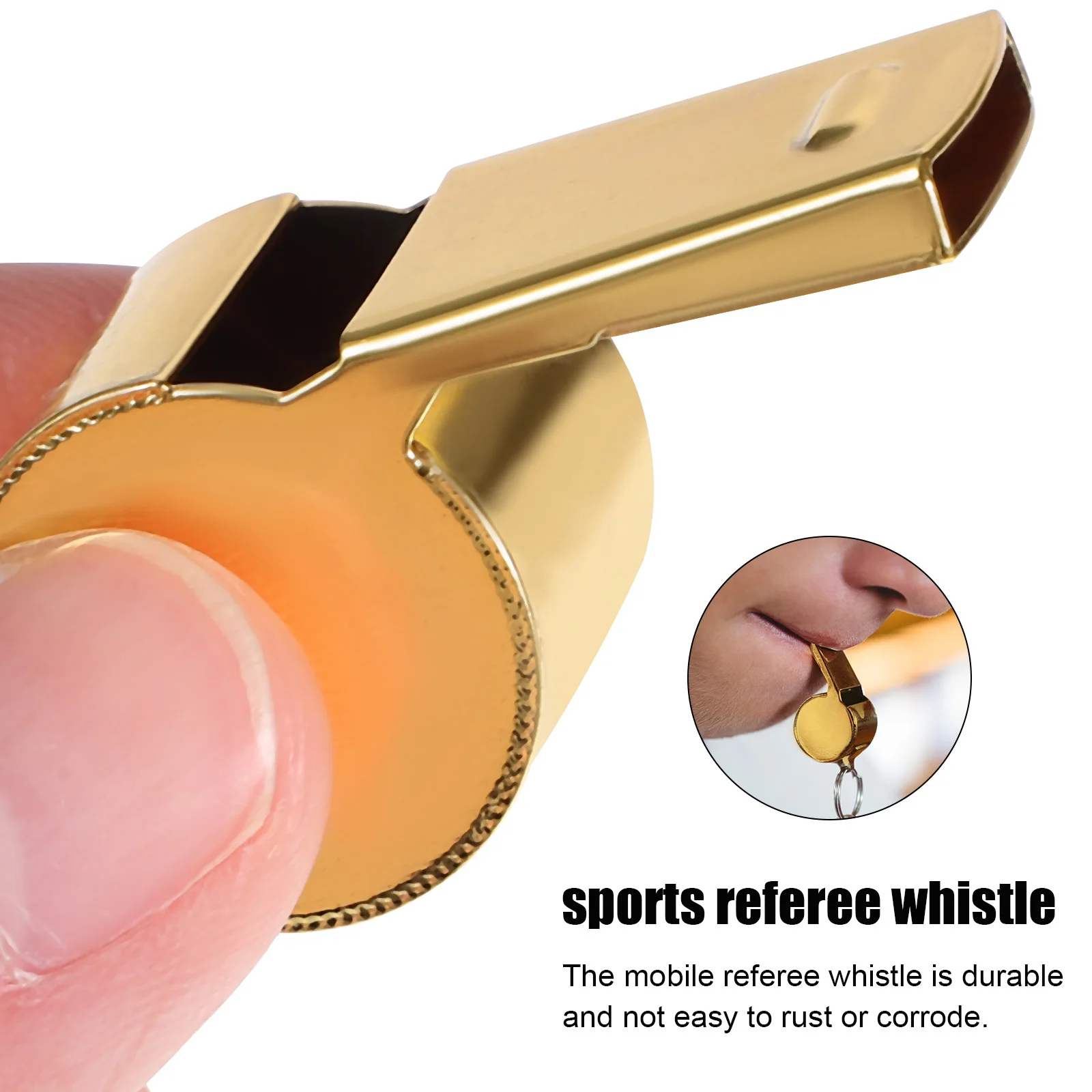 2Pcs Stainless Steel Whistle High Durability 120 Decibels Sports Referee Gym Teacher Training Dogs Multifunction
2Pcs Stainless Steel Whistle High Durability 120 Decibels Sports Referee Gym Teacher Training Dogs Multifunction