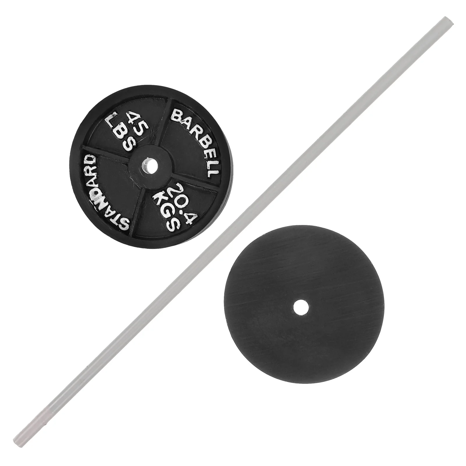 Barbell Model Dollhouse Miniature Sports Equipment Toy Plastic Ornament Decoration
Barbell Model Dollhouse Miniature Sports Equipment Toy Plastic Ornament Decoration