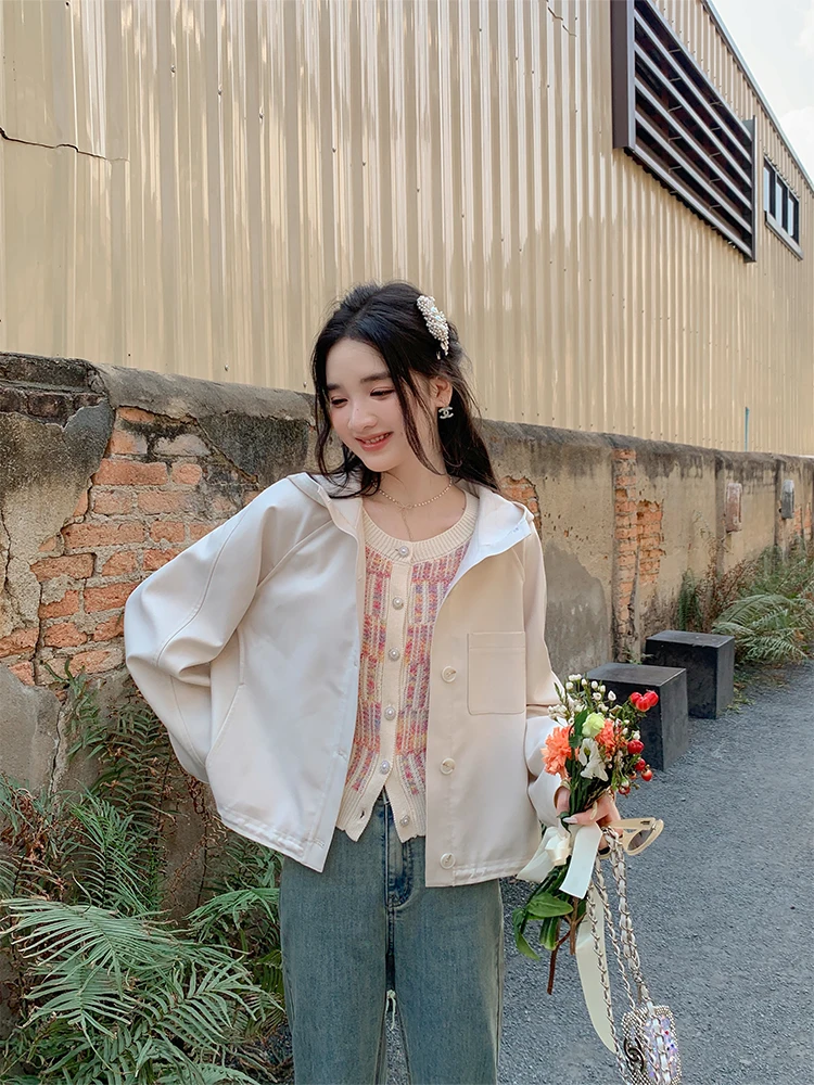 Miss Squirrel ort Lightweight Spring Jaet Coat with Hood for Women Notting Hill Sle Casual Commute Polyester Blend
Miss Squirrel ort Lightweight Spring Jaet Coat with Hood for Women Notting Hill Sle Casual Commute Polyester Blend