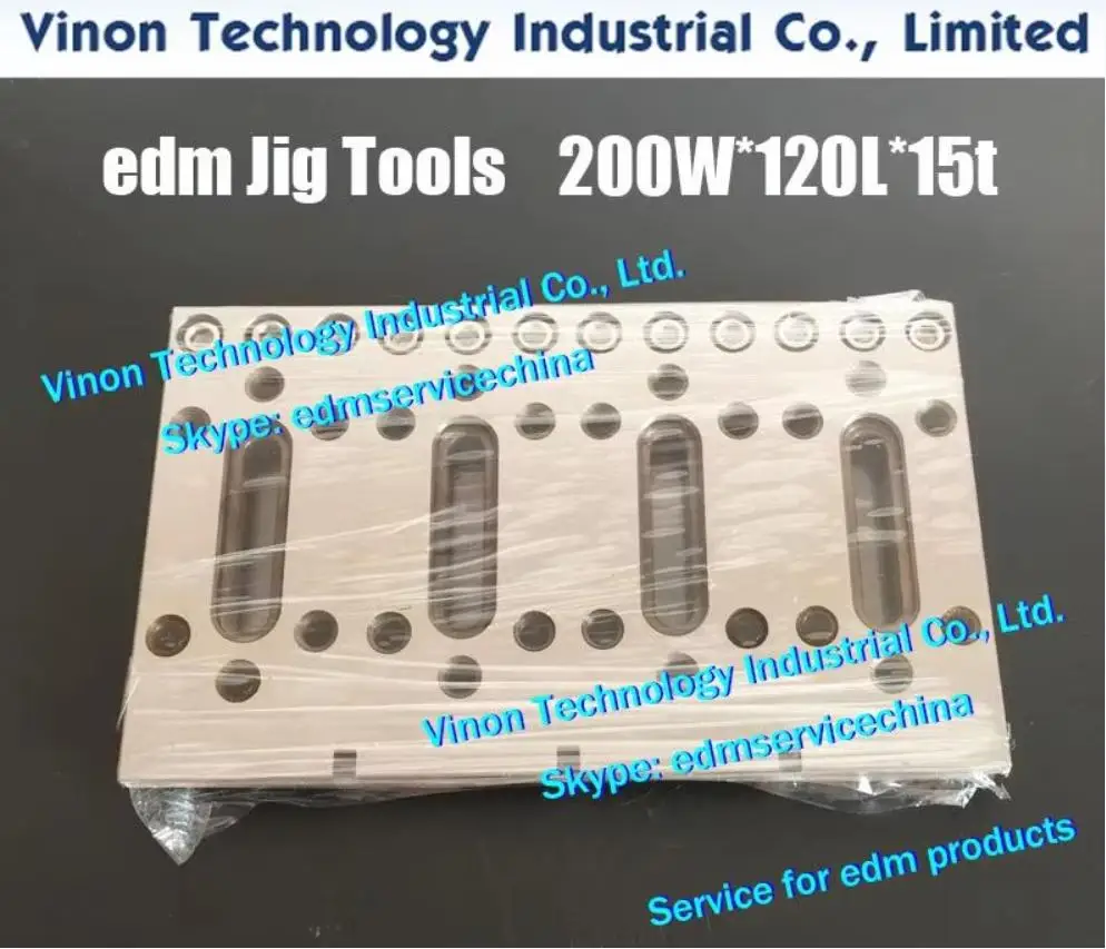 stainless steel Jig Holder Wire EDM Extensions Clamp ,edm Jig Tools 200Wx120Lx15tx5mm M8 screw hole (4 eyes)
stainless steel Jig Holder Wire EDM Extensions Clamp ,edm Jig Tools 200Wx120Lx15tx5mm M8 screw hole (4 eyes)