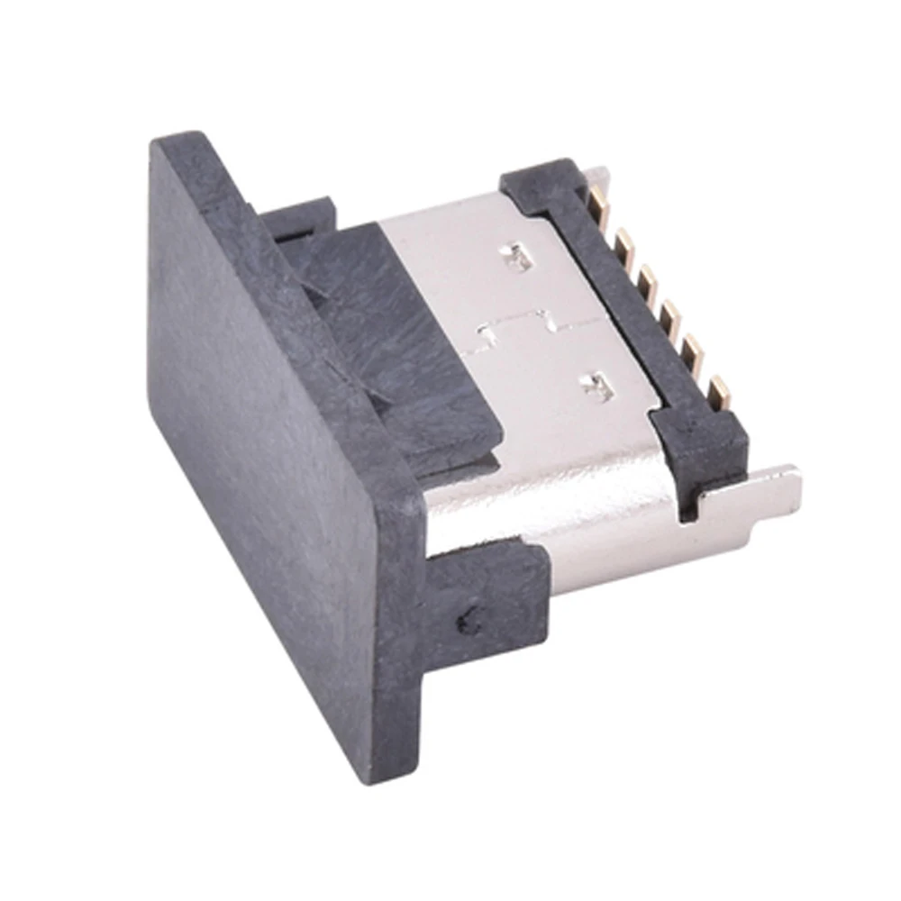 Micro USB 6 Pin female Jack Connector socket Data charging port tail plug For design PD fast charging DIY high current charging
Micro USB 6 Pin female Jack Connector socket Data charging port tail plug For design PD fast charging DIY high current charging