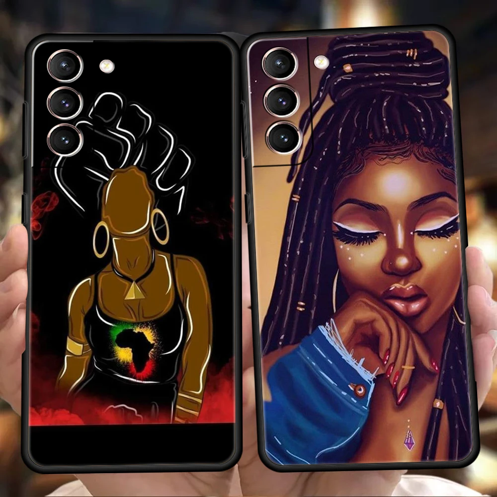 Fashion Black Girl Case for Samsung Galaxy S24 S23 S22 S20 S21 FE Ultra S24 S23 S10 S10E S9 S8 Plus 5G Silicon Phone Cover Coque
Fashion Black Girl Case for Samsung Galaxy S24 S23 S22 S20 S21 FE Ultra S24 S23 S10 S10E S9 S8 Plus 5G Silicon Phone Cover Coque