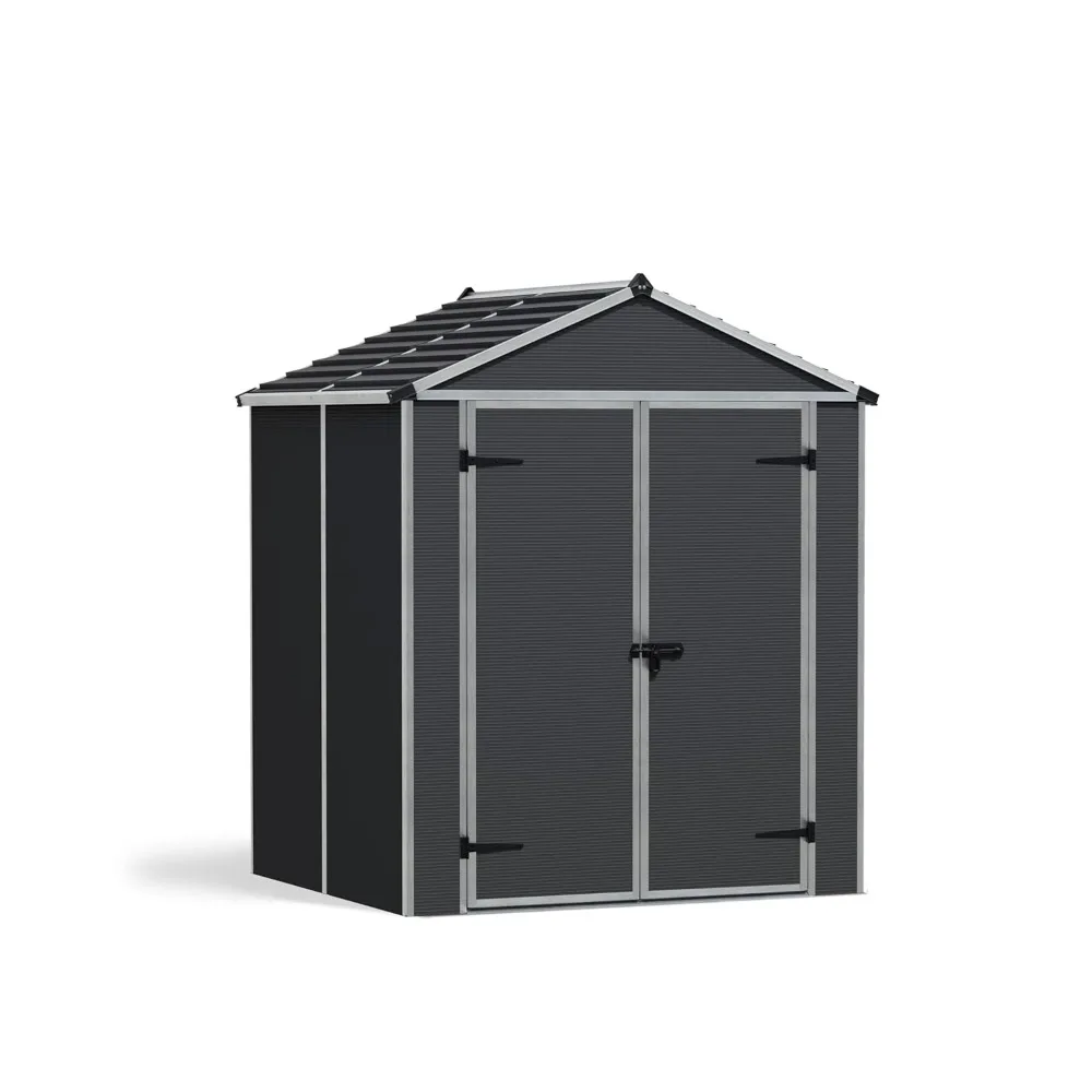 Canopia Rubicon Storage Shed, 6'x 5' DIY Backyard Shed, Gray Polycarbonate Panels and Aluminum Frame, Customized
Canopia Rubicon Storage Shed, 6'x 5' DIY Backyard Shed, Gray Polycarbonate Panels and Aluminum Frame, Customized