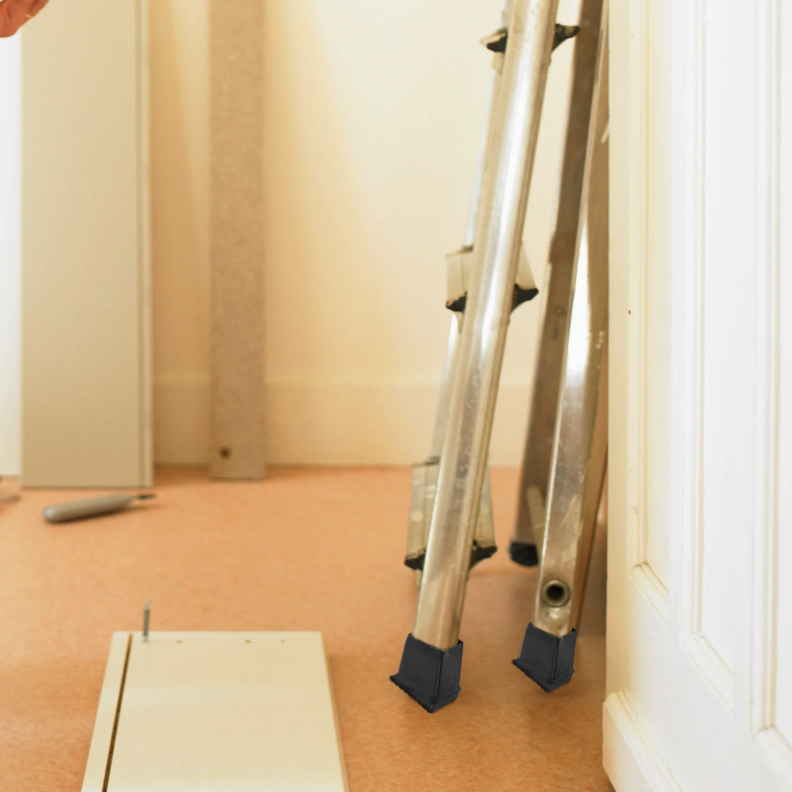 4Pcs Non-Slip Ladder Feet Covers Silicone Protective Pads Extension Ladder Floor Protector Anti-Scratch Noise Reduction Bumpers
4Pcs Non-Slip Ladder Feet Covers Silicone Protective Pads Extension Ladder Floor Protector Anti-Scratch Noise Reduction Bumpers