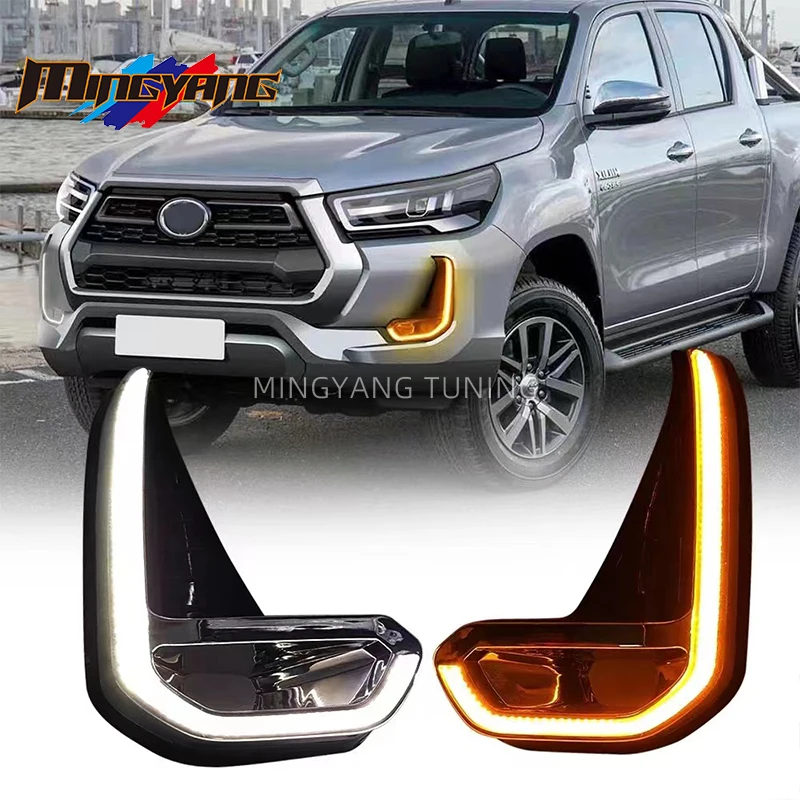 Модификация дневных ходовых огней лучшего качества для Hilux Revo 2021, DRL дневного света
Модификация дневных ходовых огней лучшего качества для Hilux Revo 2021, DRL дневного света