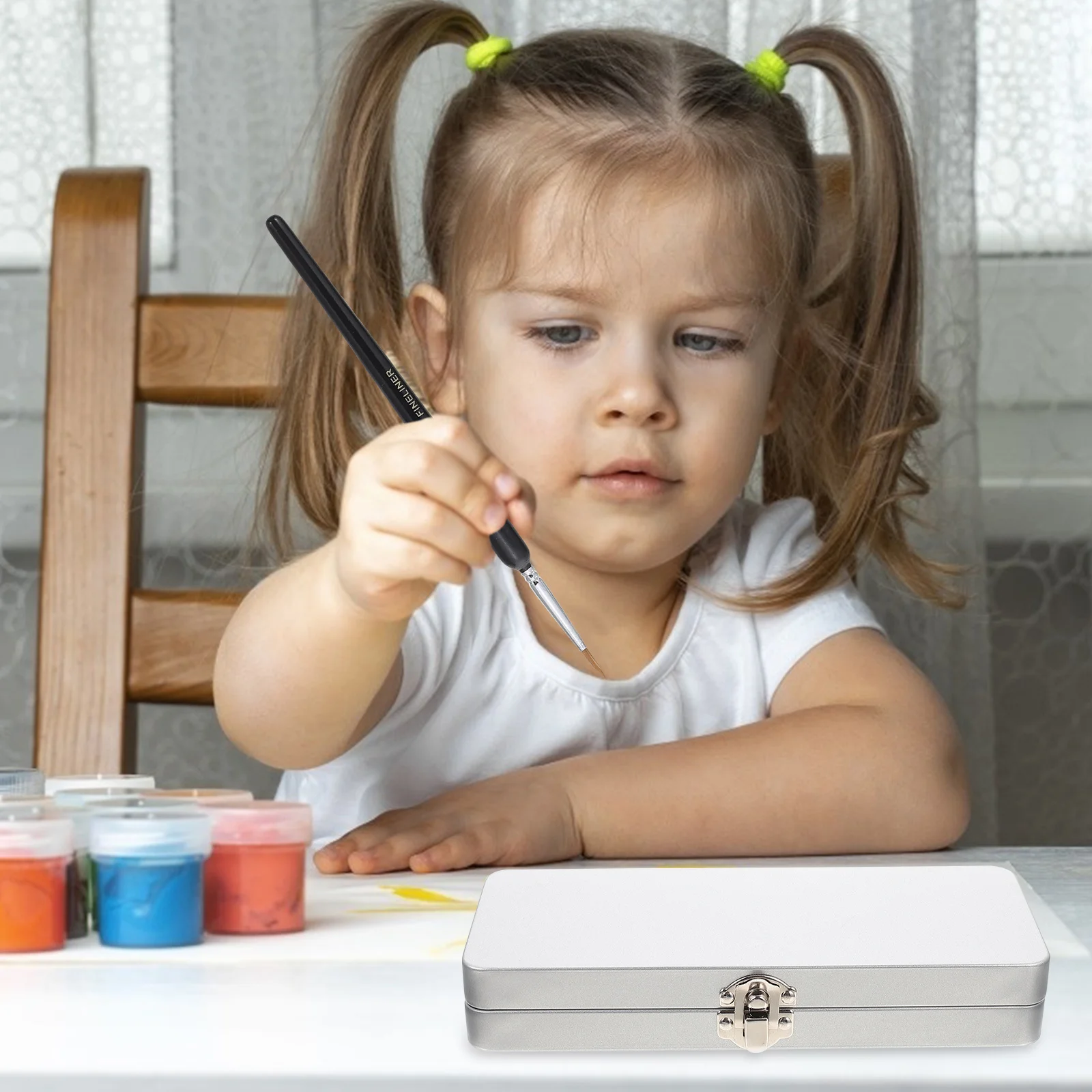 Watercolor Paint Kit Safe for Kids Portable Lightweight Art Supplies Cultivate Skills Vision Development Painting Tools
Watercolor Paint Kit Safe for Kids Portable Lightweight Art Supplies Cultivate Skills Vision Development Painting Tools