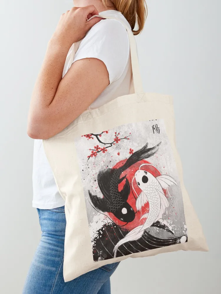 Koi fish - Yin Yang Tote Bag ecological bags Canvas the tote bag canvas shopping bag
Koi fish - Yin Yang Tote Bag ecological bags Canvas the tote bag canvas shopping bag
