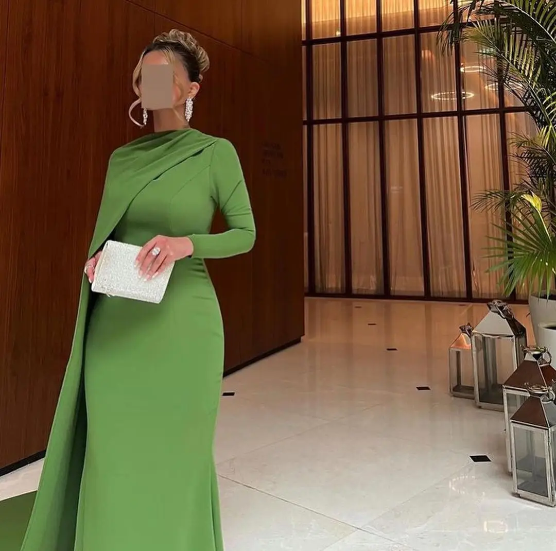 Customized Elegant Mermaid Long Sleeves Prom Dresses Floor Length Pleated Back Zipper Party Gowns Evening Dresses
Customized Elegant Mermaid Long Sleeves Prom Dresses Floor Length Pleated Back Zipper Party Gowns Evening Dresses