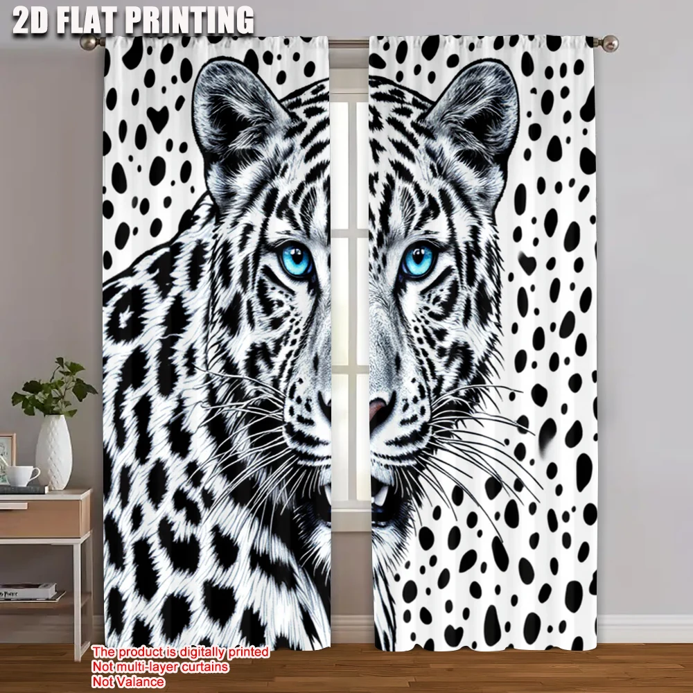 2pc, Window Drapes Black leopard Fabric,Without Electricity Spring Party & Holiday Decor Perfect for All Occasions decorate
2pc, Window Drapes Black leopard Fabric,Without Electricity Spring Party & Holiday Decor Perfect for All Occasions decorate