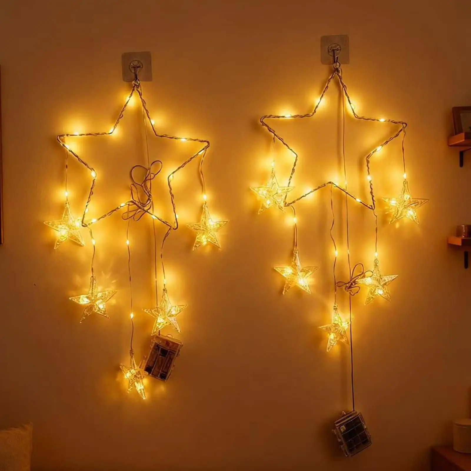 Рождественские огни для окон в помещении, 8 режимов, внутренние праздничные украшения, звездные гирлянды с таймером для дома, гостиной, спереди
Рождественские огни для окон в помещении, 8 режимов, внутренние праздничные украшения, звездные гирлянды с таймером для дома, гостиной, спереди