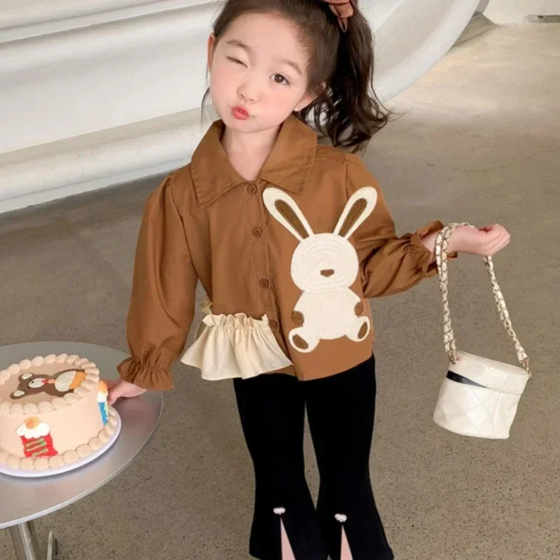 Girls Clothing Sets New Korean Style Outfit Autumn Spring Baby Girls Fashion Rabbit Sets Cartoon Blouse + Pants Princess Suits
Girls Clothing Sets New Korean Style Outfit Autumn Spring Baby Girls Fashion Rabbit Sets Cartoon Blouse + Pants Princess Suits