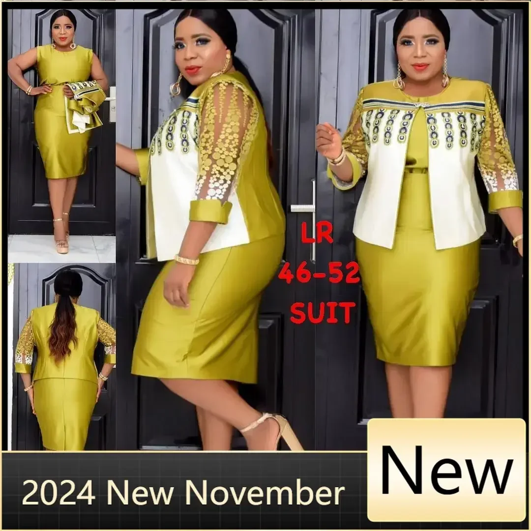 Customized 2025 African Women Dress Suit African Women Printing Two Pieces Sets Dress+coat African Clothes for Women
Customized 2025 African Women Dress Suit African Women Printing Two Pieces Sets Dress+coat African Clothes for Women