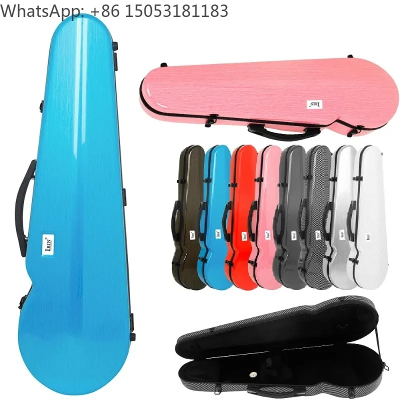 4/4 Violin Case Carbon Fiber Colorful Violin Case with Hygrometer Adjustable Double Shoulder Strap Violin Accessories
4/4 Violin Case Carbon Fiber Colorful Violin Case with Hygrometer Adjustable Double Shoulder Strap Violin Accessories